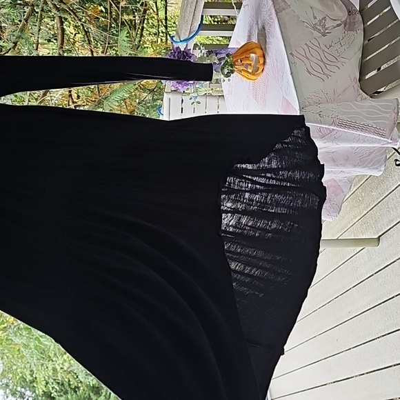 FREE PEOPLE TIERED TUNIC LONG DRESS IN BLACK - Picture 3 of 16